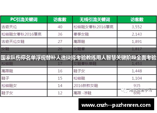 国家队伤停名单浮现替补人选抉择考验教练用人智慧关键阶段全面考验